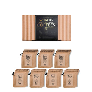 Einmal um die Welt Kaffeeauswahl | WORLD'S FINEST SPECIALTY COFFEE GIFT BOX