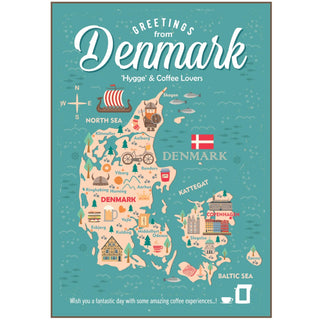 Kaffee Grußkarten aus Dänemark | DENMARK COFFEE GREETING CARDS