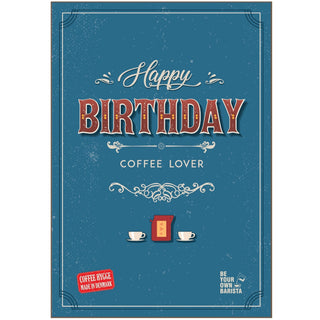 Kaffee Grußkarten zum Geburtstag | HAPPY BIRTHDAY COFFEE GREETING CARDS